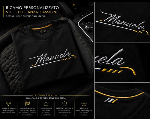 T-shirt Ricamata Personalizzata