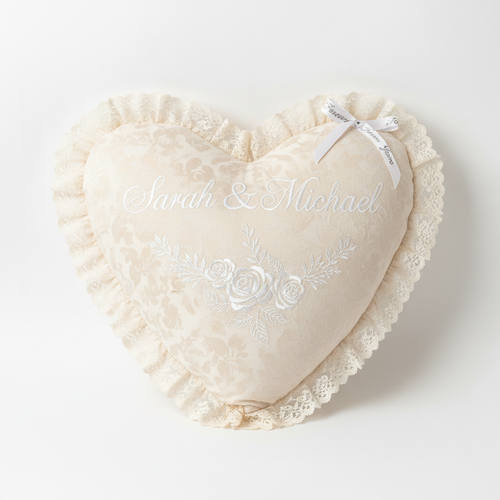 Cuscino personalizzato a cuore